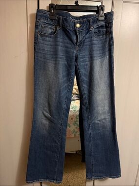 American Eagle Outfitters Dark Blue Flare Jeans